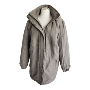 Mackintosh New England Gray/Tan Cold Weather Winter Jacket M